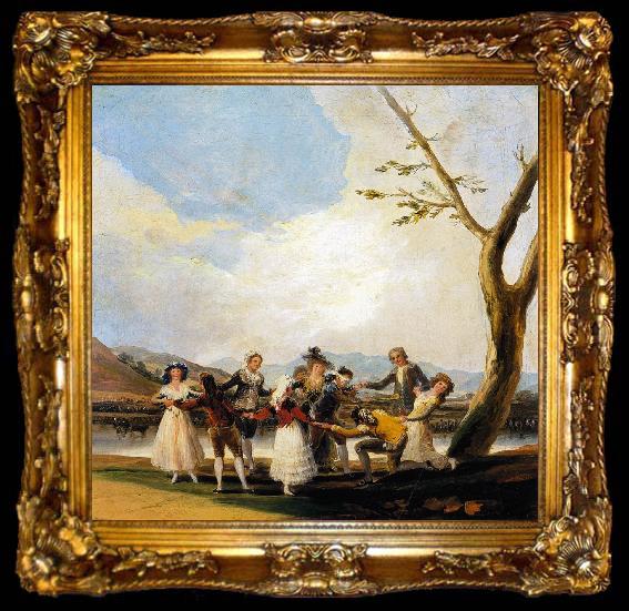 framed  Francisco Jose de Goya Blind Man